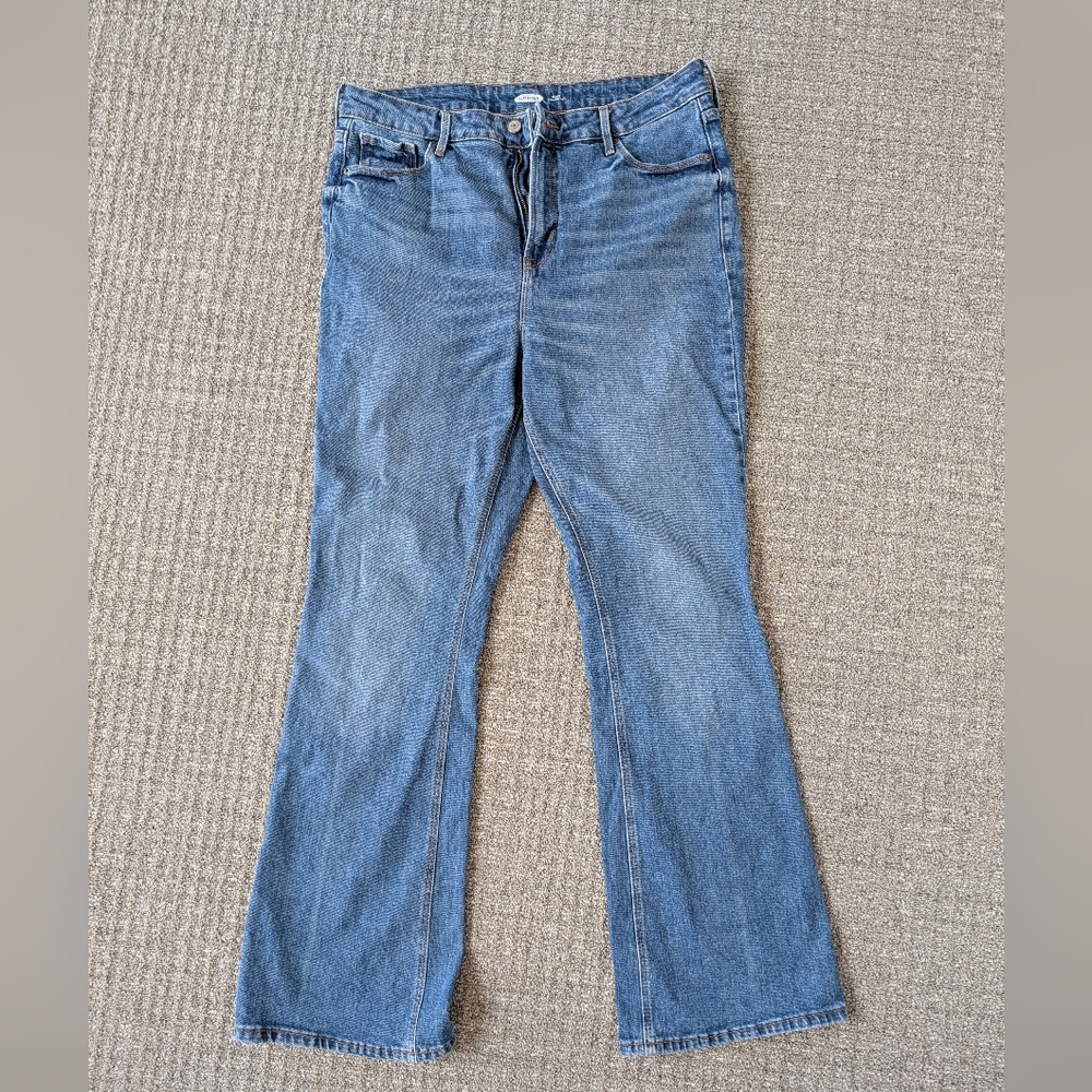 High Rise Flare Old Navy Jeans Women's 14